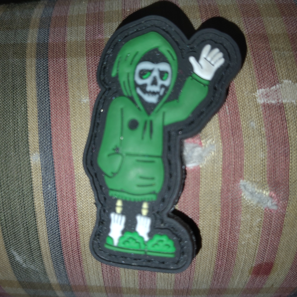 Green Skeleton Patch - image 1